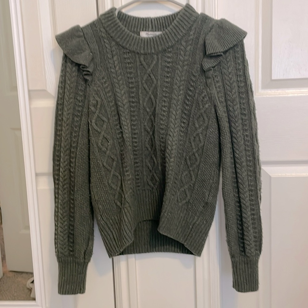 Madewell cropped sweater